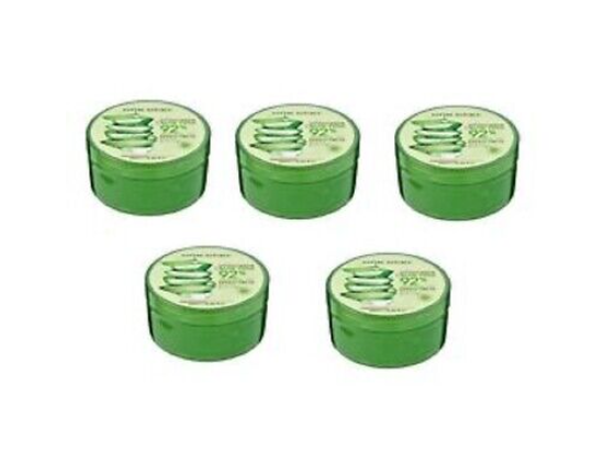 NATURE REPUBLIC ALOE VERA 92% Soothing Gel 300ml 5pcs Moisture K-beauty
