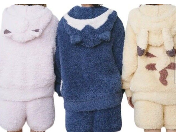 Pre-owned Gelato Pique Pokemon Sleep Piakachu Snorlax Purin Hoodie & Shorts Set Women's In Multicolor