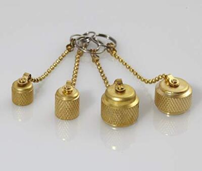 Unknown CPS AVCVAC - Brass Plugs for Vacuum Pump with Chain Kit; (1 Unit) 1/4 ',