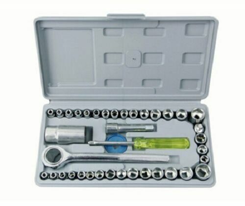 Kit Set Chiavi A Bussola Con Cricchetto 40 Pezzi Giravite Valigetta cir