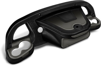 Club Car Precedent Dash 04+ DoubleTake Sentry Storage :Black w/ Graphite Inserts