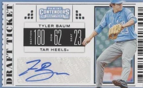 2019 Panini Contenders Draft Picks - Tyler Baum #25