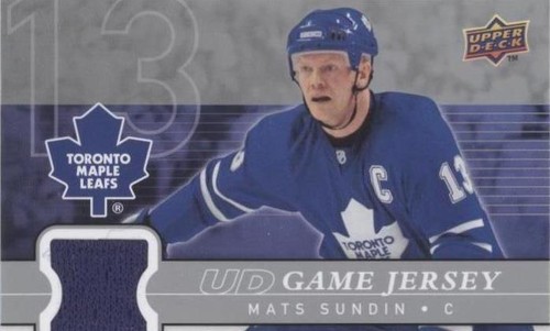 2008-09 Upper Deck - Mats Sundin #GJ-SU