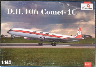 1:144  Amodel De Havilland Comet 4C  Dan-Air / Sudan Airways - Model Kit Sealed