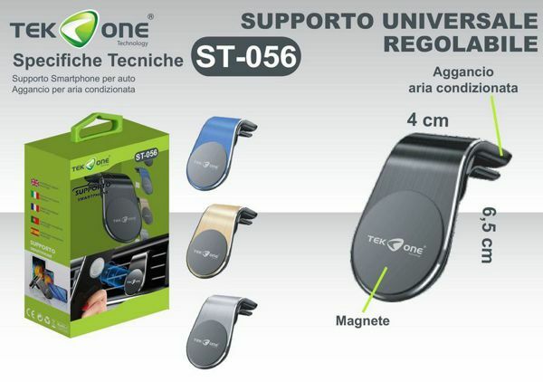 Supporto Staffa Magnetico TeKone St-056 Auto Bocchetta Aria Per Smartphone dfh