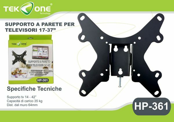 Staffa Porta Tv TeKone HP-361 Supporto Lcd Led Parete Muro da 14" a 42" hsb