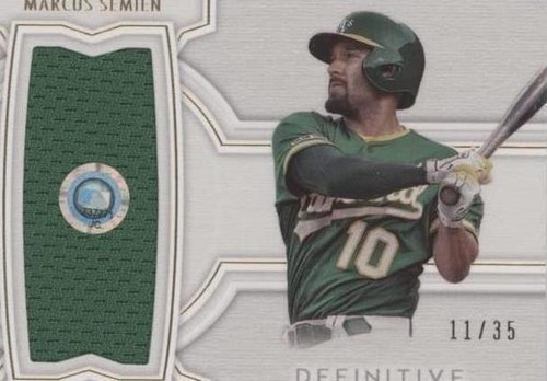 2020 Topps Definitive Collection - Marcus Semien #DJRC-MS