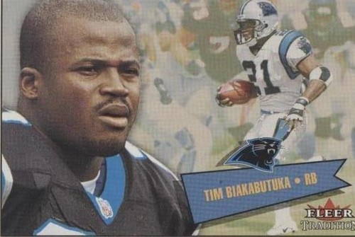 2001 Fleer Tradition Tim Biakabutuka #142