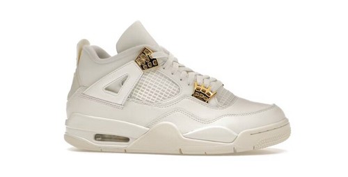 Pre-owned Jordan Air  4 Retro Metallic Gold Aq9129-170 Fast Shipping