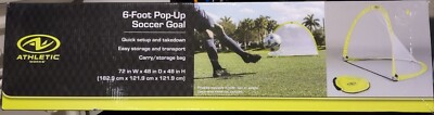 Athletic Works Athletic Works Large Portable Soccer Goal 6- foot