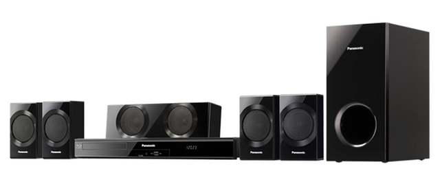 PANASONIC 5.1 CH 1000W 3D BLU-RAY HOME THEATRE USB SD SC-BTT190 | Home