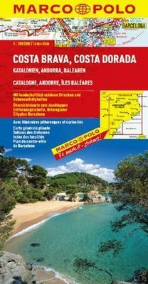 MARCO POLO Regionalkarte Costa Brava Costa Dorada Katalo... | Buch | Zustand gut