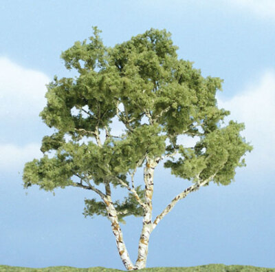 Woodland Scenics Birch 1 Each: 3-7/8in Built Premium Trees Deciduous TR1601