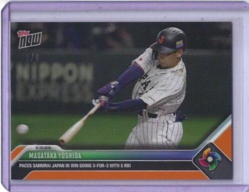 2023 Topps World Baseball Classic #WBC-33 Masataka Yoshida 2023 Topps World Baseball Classic #WBC-33 Masataka Yoshida