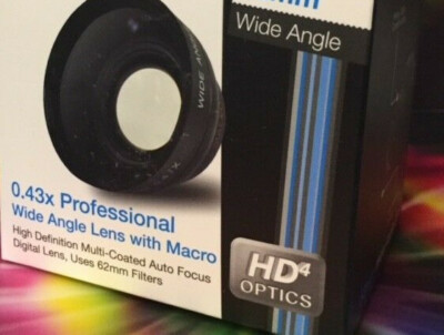 WIDE ANGLE LENS 0.43X 52mm To CAMERA SAMSUNG GX-1S GS1S, K110D K200D K100D K10D 