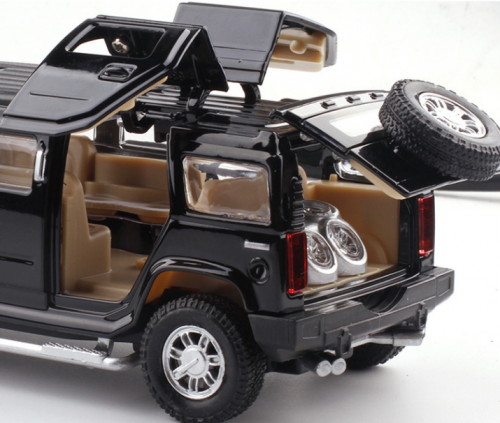 1:32 Hummer H6 Lengthen Alloy Vehicle Modle Kids Sound&Light