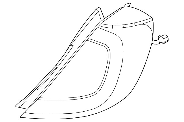 Genuine Ford Lamp Assembly Rear DA5Z-13404-D