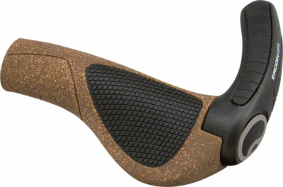 Ergon GP3-L BioKork Grips Large Gray/Black