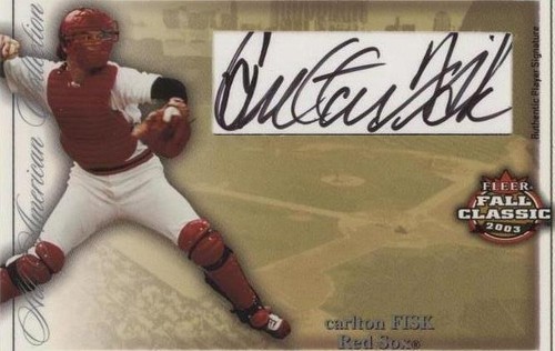 2003 Fleer Fall Classic - Carlton Fisk #AAA/CF