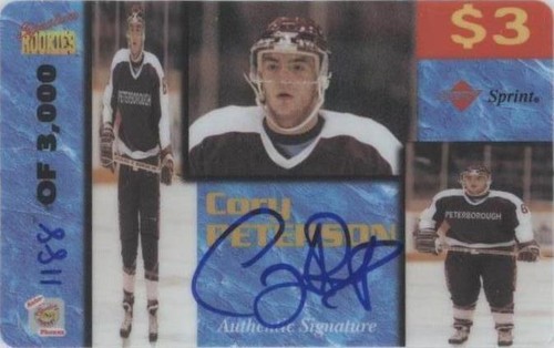 1995 Signature Rookies Auto-Phonex - Cory Peterson #32