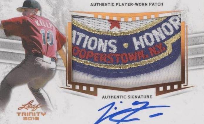 2019 Leaf Trinity - Patch Autographs #PA-LK1 Levi Kelly (AU, MEM, RC)