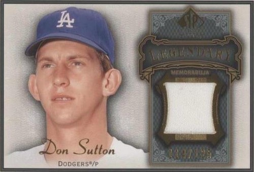 2009 SP Legendary Cuts - Don Sutton #LM-DS