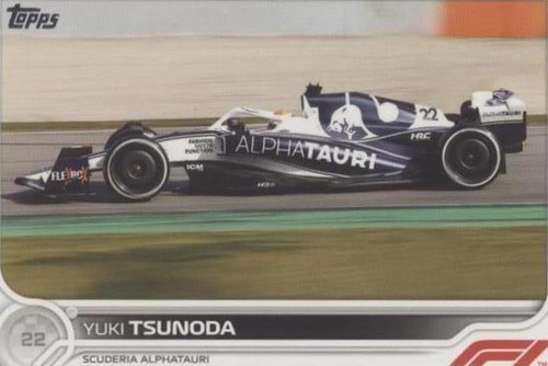 2022 Topps Formula 1 - Yuki Tsunoda #122