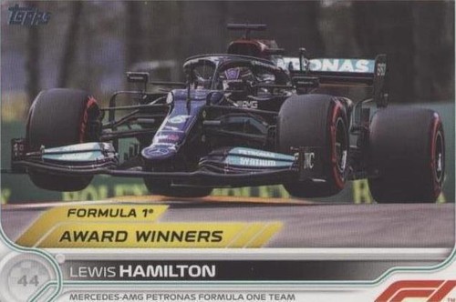 2023 TOPPS DYNASTY FORMULA 1 NAMEPLATE #DAFLH LEWIS HAMILTON