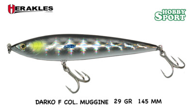 HERAKLES  DARKO F 145 MM col. MUGGINE 29 GR  SPINNING SERRA  TONNO ARHKDW01
