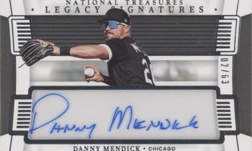 2022 Panini National Treasures - Danny Mendick #LS-DM