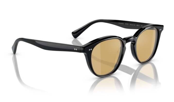 Pre-owned Oliver Peoples 0ov5454su Desmon Sun 10050f Black/mustard Mirrored Sunglasses In Orange