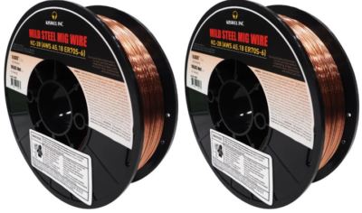 ER70S-6 0.035 in. Dia 10 lbs. Copper Coated Solid Wire (2 Rolls)