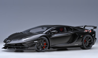 Lamborghini Aventador SVJ Matt Black in 1:18 scale by AUTOart