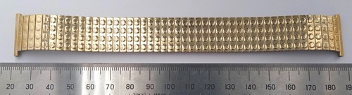 Rowi 22Mm Fixoflex S Gold Plated Bracelet Correa Strap 38