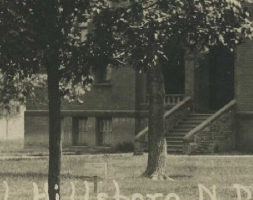 Rppc High School Hillsboro Nd North Dakota 1919 Old Real Photo