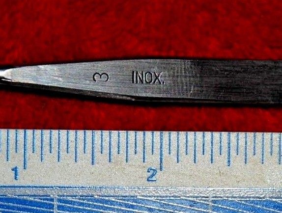 Original Dumont  INOX  # 3 High-Precision Tweezers, Stainless Steel, Swiss