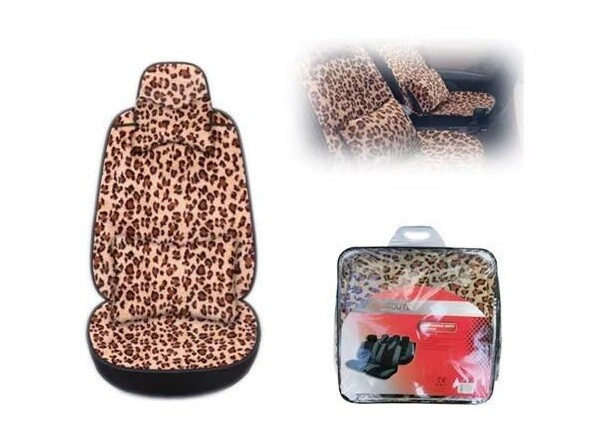 Coprisedile Auto Universale Anteriore Schienale Fantasia Leopardato wis