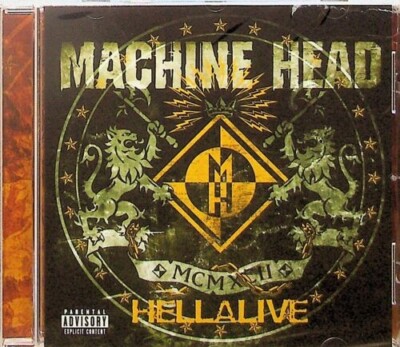 Machine Head -Hellalive CD -NEW -2003 (Groove Metal) Live In Concert
