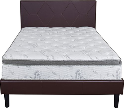 Euro Box Hybrid Memory Foam Innerspring Mattress Queen Size 12 Inch