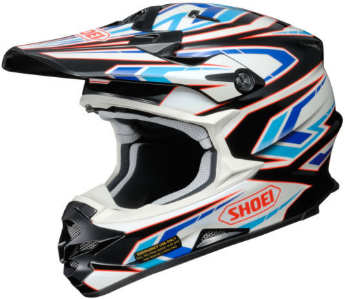 SHOEI VFX-R2 Blanc Taille XL VINTAGE FULL FACE HELMET SX MX