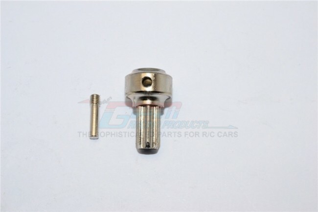 For Traxxas SLASH-STEEL MAIN SHAFT CONNECTOR - 1PC SET - SILVER