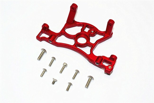 For Traxxas Slash -ALUM. SPUR GEAR COVER MOUNT FOR SLASH 4X4 LOW-CG-RED