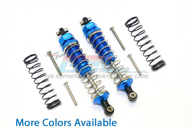 For Traxxas TRX-4 ALUMINUM FRONT/REAR ADJUSTABLE SPRING DAMPERS - 1 PAIR