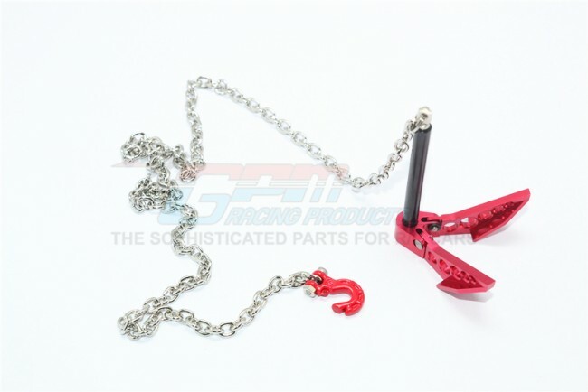 For Traxxas TRX-4 GROUND ANCHOR CHAIN HOOK COMBO FOR CRAWLERS