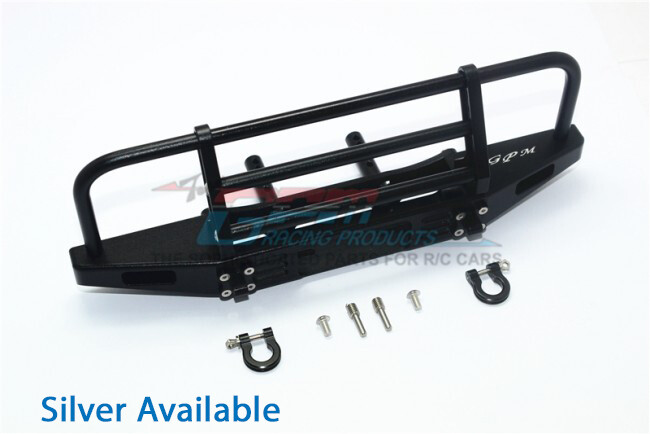 For Traxxas TRX-4 ALUMINUM ADJUSTABLE FRONT BRUSHGUARD BUMPER