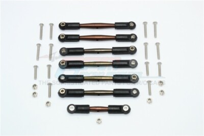 For Traxxas Slash -SPRING STEEL ADJUSTABLE TIE RODS - 28PC SET