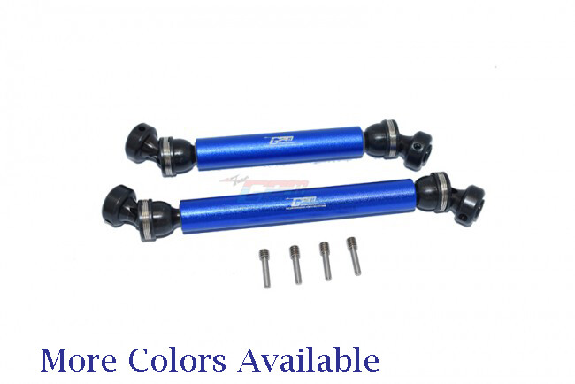 For Axial RBX10 Rock Bouncer-STEEL+ALUMINIUM FRONT+REAR CVD DRIVE SHAFT -2PC SET