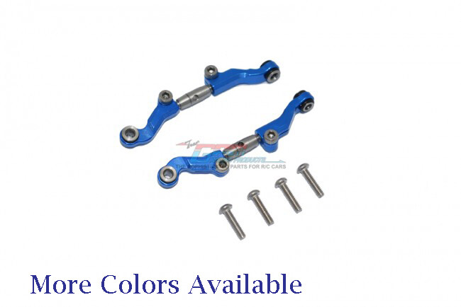 For LOSI- Mini-T 2.0-ALUMINUM+STAINLESS STEEL ADJUSTABLE FRONT STEERING TIE ROD 