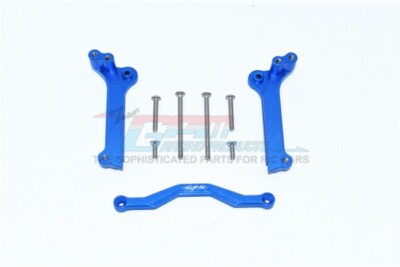 For Traxxas Maxx-ALUMINUM FRONT SHOCK MOUNT -9PC Set-Blue
