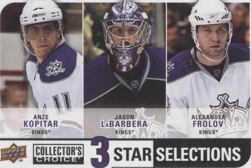 2008-09 Upper Deck Collector's Choice - Alex Frolov Anze Kopitar Jason LaBarbera #264